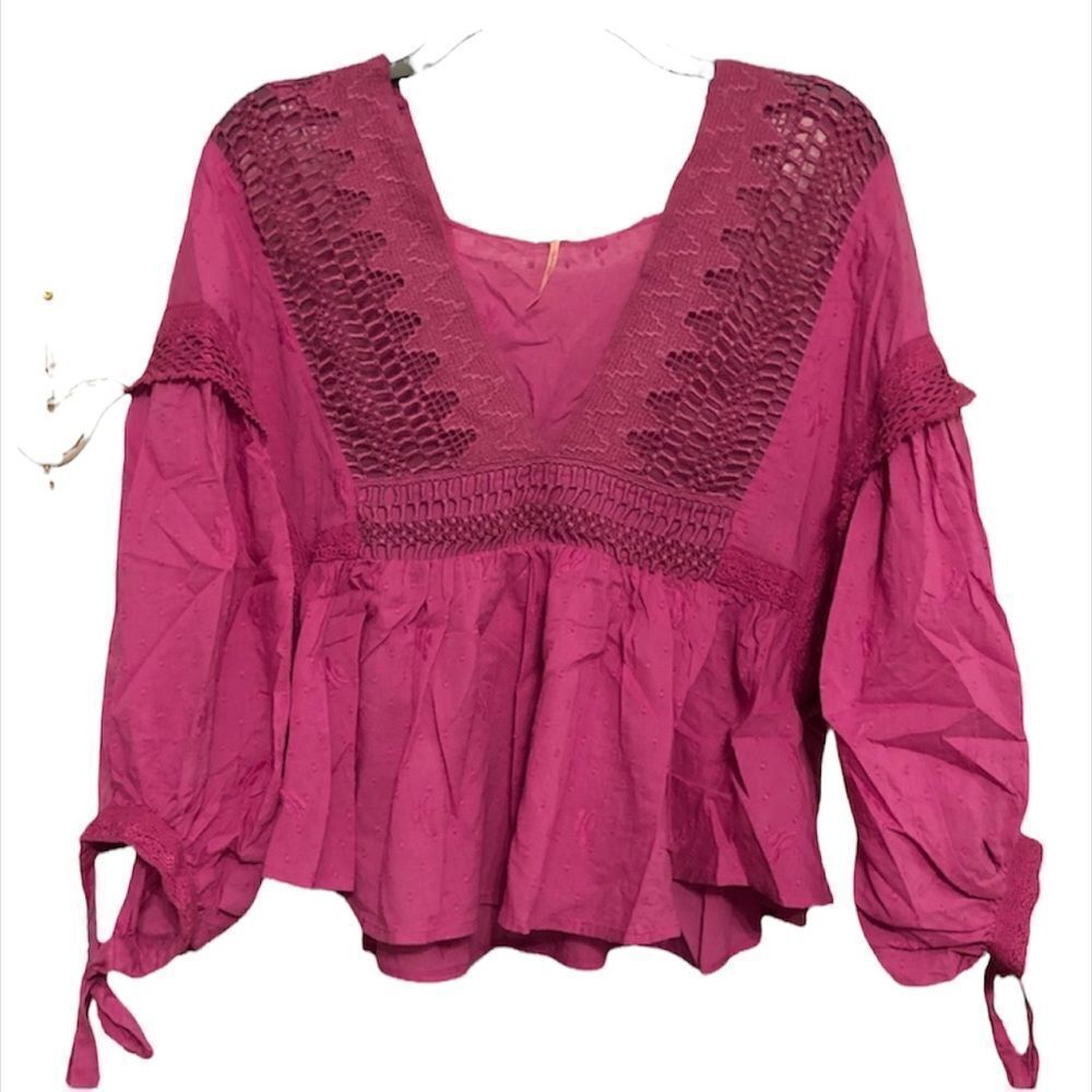 ✨HP✨FREE PEOPLE
DRIVE YOU MAD BLOUSE ✨ - Picture 5 of 7